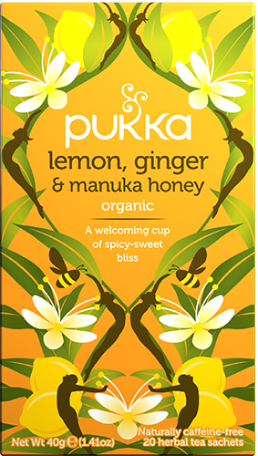 Pukka Lemon, ginger & manuka honey bio 20 sachets